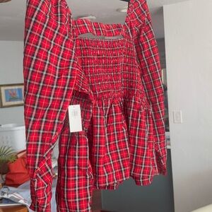 Old Navy Christmas Holiday cotton blouse